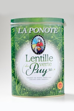 Lentilles vertes du Puy AOP...