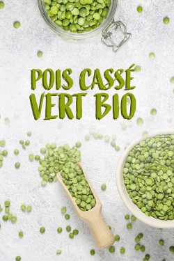 Pois cassés verts Bio en...